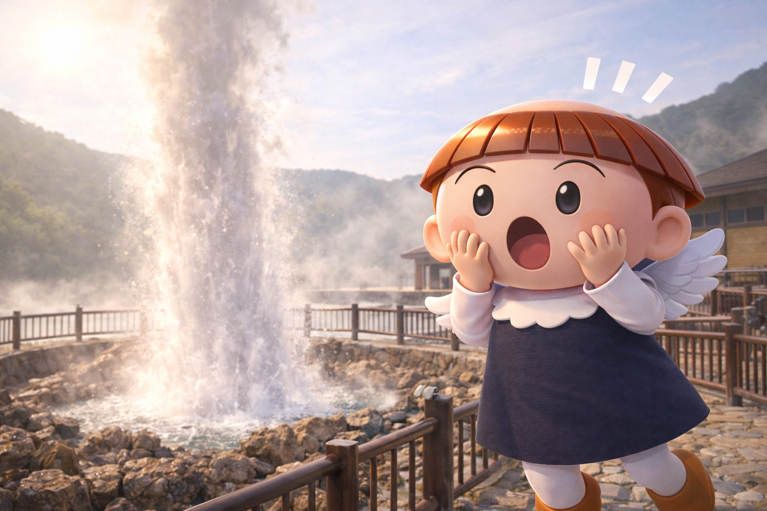 間欠泉キャラクター